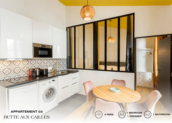 Beauquartier - Butte Aux Cailles I Apartman *