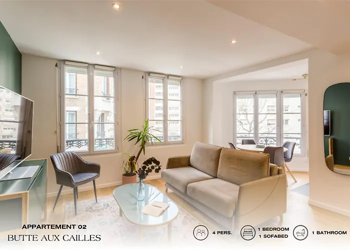 Beauquartier - Butte Aux Cailles I Apartman *